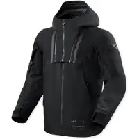 REV'IT! Revit Component 3 H2O wasserdichte Motorrad Textiljacke, schwarz, XL