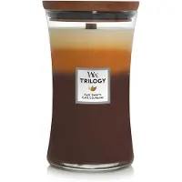 Woodwick Trilogy Café Sweets Duftkerze mit Holzdocht 609.5 g