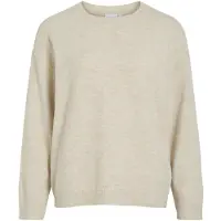 Vila Viliga Rundhals Strickpullover