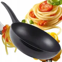 Berretti Bratpfanne 28*7,8cm Wok geschmiedet Diamantbeschichtung Antihaftbeschichtung Induktion Massimo