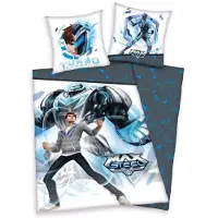 Herding Max Steel Turbo Robot Kinder Wendebettwäsche 140x200
