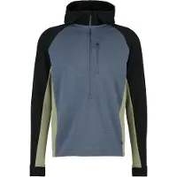 Stoic - MerinoWaffleFleece320 NorrdalSt. 3/4 Zip Hoody - Merinohoodie Gr XL blau