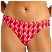 Seafolly - Women's Sorrento Reversible Hipster - Bikini-Bottom Gr 32 rot