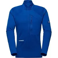 Mammut - Eiger Nordwand Advanced First Layer Half Zip Pull - Fleecejacke Gr L blau