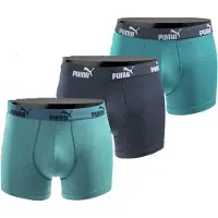 Puma Boxershort 6er Pack Herren Basic Black Limited Edition - New Ocean- Gr. XXL