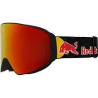 Red Bull Spect Eyewear - Skibrille mit Ersatzglas - Jamm Black - Orange With Red Mirror - schwarz
