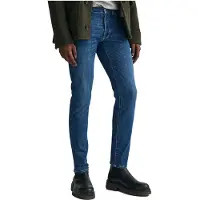 Gant für Herren. 1000264 Jeans Extra Slim Fit Active Recover blau (38/30), Lässig, Baumwolle, Denim