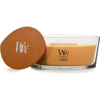 Woodwick Opulent Wood Golden Bourbon Duftkerze mit holzdocht (hearthwick) 453.6 g