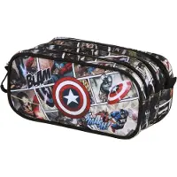 KARACTERMANIA Captain America Comic triple Federmappe
