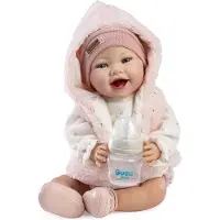 MuÑecas Guca Elsa Baby Reborn Haarlos 42-46 Cm