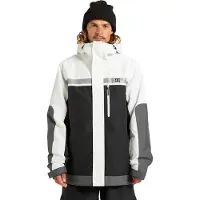 Dc-shoes Snowboardjacke "Defiant 10K", Herren, Gr. M, schwarz-weiß (weiß, schwarz), Obermaterial: 100% Polyester., Jacken Snowboardjacke