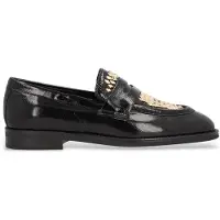 Alpe für Damen. 533949 Neu Mimi Leder Slipper schwarz (41), Flach, Keine, Lässig