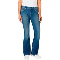 Pepe Jeans für Damen. PL204736IA0 Pimlico Jeans mit Schlaghose blau (29/32), Lässig, Baumwolle, Denim, Nachhaltig