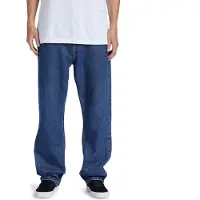 Dc-shoes Relax-fit-Jeans "Worker", Herren, Gr. 34(L) / Länge 34(L), blau (indigo schwarz), Obermaterial: 80% Baumwolle, 20% Baumwolle., Jeans Relax-fit-Jeans