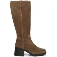 Timberland für Damen. TB0A43M8EIV1 Bellevaux hohe Stiefel aus braunem Leder (36 W), Wohnung, Reißverschluss, Lässig