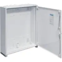Hager FWB42D Feldvert. AP, univers, IP44, SKII, 96PLE, 2x4 Reihen 650x550x161mm, leer mit Tür