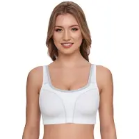 Susa Sport-BH "Sport BH Move high", Damen, Gr. 80, Cup B, weiß (weiß, grau), Obermaterial: 52% Polyamid PA. 37% Polyester PES. 11% Elasthan EL., BHs Sport-BH