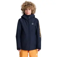 Dc-shoes Snowboardjacke "Basis", Kinder, Gr. 8(125-130cm), orange (schwarz, orange pop), Obermaterial: 100% Polyester., Jacken Snowboardjacke