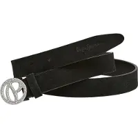 Pepe Jeans für Damen. PL020877 Giselle Gürtel schwarz (S), Lässig, Leder