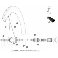 Mavic Comete Pro Carbon Sl Tubular Disc Rear Felge