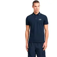 EA7 für Herren. 8NPF16_PJVUZ Core Identity Poloshirt navy (5XL), Lässig, Sportlich, Baumwolle, Multisport, Kurzarm, Marine