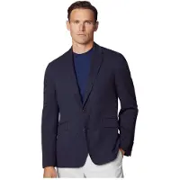 Hackett London für Herren. HM443249 Navy Knight marineblauer Blazer (46/32), Lässig, Party, Baumwolle, Klassisch, Langarm