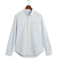 Gant für Herren. 3000132 Hemd Slim Fit Streifen Popeline hellblau (3XL), Lässig, Baumwolle, Klassisch, Langarm