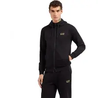 EA7 für Herren. 8NPM33_PJVRZ Core Identity Sweatshirt schwarz (XXS), Lässig, Sportlich, Baumwolle, Multisport