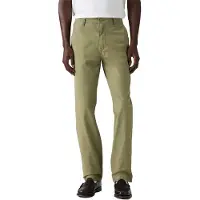 Levi's 1100000002199 "CHINO AUTHENTIC STRT", Herren, Gr. 31, Länge 30, grün (deep liche30), Web, Obermaterial: 100% Baumwolle, unifarben, regular fit knöchellang, Hosen 1100000002199, in vielen Farben