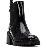 Xti für Damen. 14427701-NEGRO Stiefelette 144277 schwarz (37), 3 bis 5 cm, Reißverschluss, Lässig
