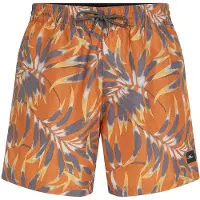 O'Neill Cali Floral 16'' Swimshorts orange dipped leaves (32532) S