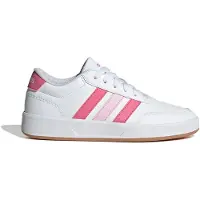 Adidas Kinder Sneaker BREAKNET 3.0 J JR8444 39 1/3 - Ftwr White/Pink Fusion/Pink - 39 1/3