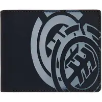 Element Double Icon Wallet Trifold Flint Black .