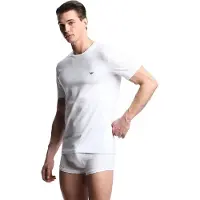 Emporio Armani für Herren. EM000379_AF14133 T-shirt Kurz weiß (XL), Heimtextilien, Baumwolle, Kurzarm