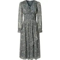 Pepe Jeans für Damen. PL9537692 Livy Kleid blau (XS), Lässig, Polyester, Langarm