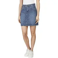 Pepe Jeans für Damen. PL90112444F0 Minirock Rise blau (S), Lässig, Baumwolle, Denim