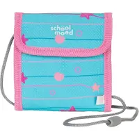 School-mood Brustbeutel Geldbörse Neck Pouch Lilly hellblau