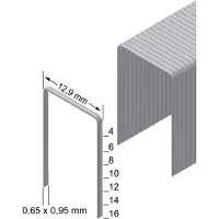 Prebena Klammern A08CNK A 80/08mm verzinkt für 1XR-A16 1GP-A16 KL-01 10M