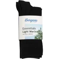 Bergans Essentials Light Merino Sock 3pk black (91) 41-46