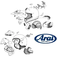 Arai Tour-x/tour-x3 Helm-seitenplatten