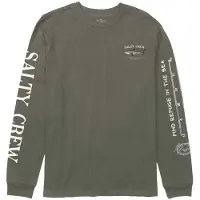Salty Crew Bruce Boys Long Sleeve Tee dusty olive (DOL) XL