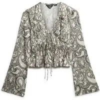 Superdry 70s Pleated Langarmbluse