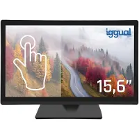 Iggual MTL15CP, 39,6 cm (15.6"), 1600 x 900 Pixel, HD+, 250 cd/m², Widerständig, 1000:1