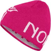 Norrøna - Beanie aus Merinowolle - /29 Merinoull Logo Beanie Caviar Melange aus Wolle - schwarz
