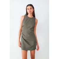 Balmohk Stripes Kurzes ärmelloses Kleid