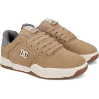 Dc-shoes Schnürschuh "Central", Herren, Gr. 8,5(41), weiß (tan, sanftes weiß), Obermaterial: Leder / Futter: Textil / Außensohle: Gummi., Schuhe Schnürschuh
