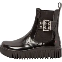 Art für Damen. 115161301003_001 Stiefelette 1516 Brighton schwarz (39), 1 bis 3 cm, Keine, Lässig
