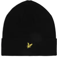 Lyle & Scott Beanie Wool Blend Schwarz - age