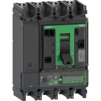 Schneider Electric Kompaktleistungsschalter ComPacT NSX400F, 36kA/415 VAC, MicroLogic 7.3 E Vigi 400 A, 4P4D C40F47E400