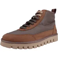 Art Unisex. 115851120003_020 Graue Lederstiefeletten (37), Beige, Wohnung, 1 bis 3 cm, Schnürsenkel, Lässig